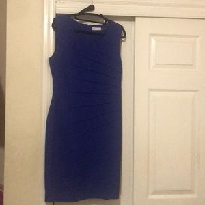 Calvin Klein Royal Blue Cocktail Dress